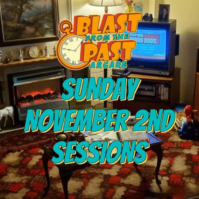SUN- NOV 2nd SESSIONS