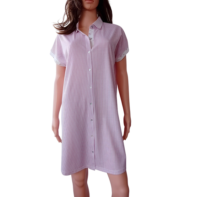  Chemise de nuit boutonnée, légèreté & élégance d'été 