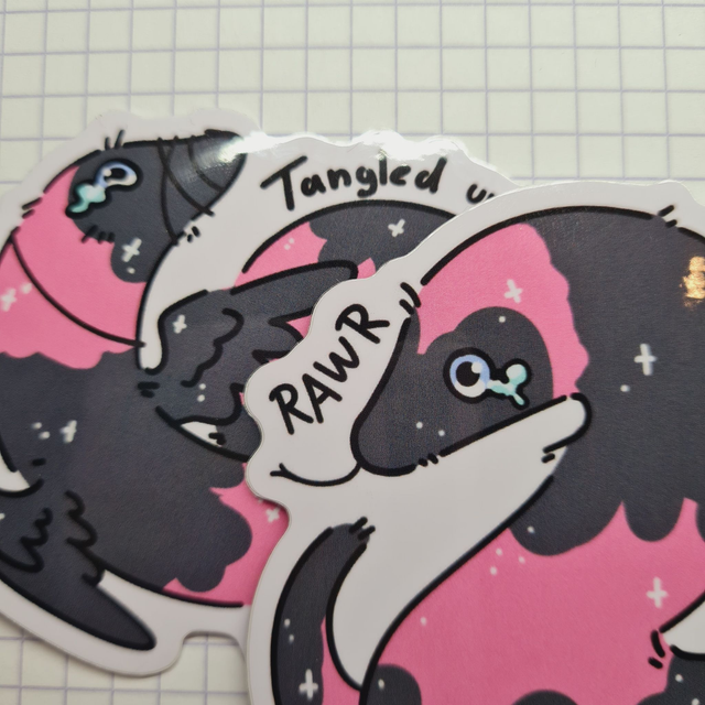 Hide Worm On A String Stickers