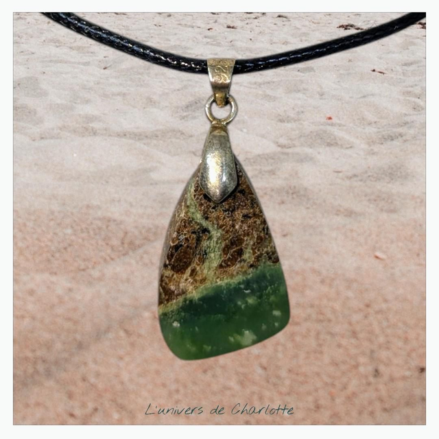 Pendentif &quot;Chrysoprase&quot; PN-109