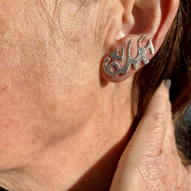 Bijou d’oreille Corail Corne de Cerf