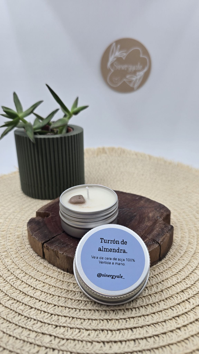 Vela de té - Turrón de almendra