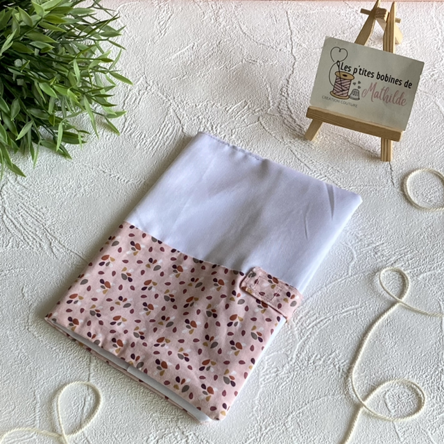 Protège carnet de santé | Gouttes blanc