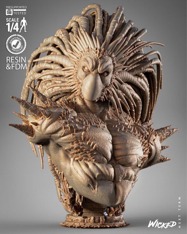 BUSTE BLACKHEART série Marvel comics