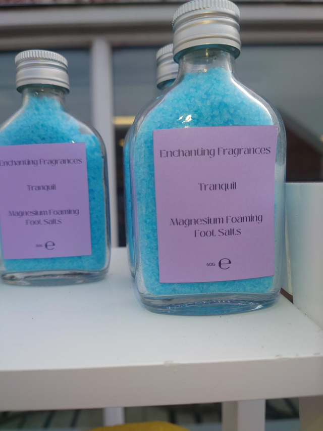 Magnesium Foaming Foot Salts - Tranquil 