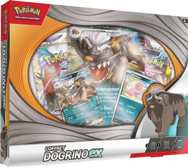 Pokémon JCC : Coffret DOGRINO ex (4 boosters) - 03/2024