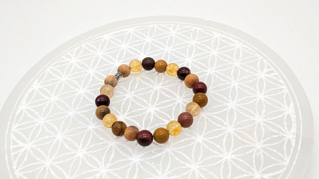 Mookaïte, Citrine et Palo Santo