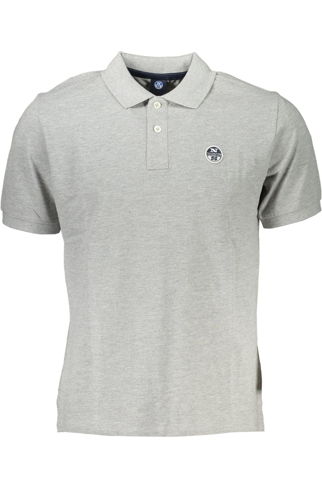 NORTH SAILS POLO MANICHE CORTE UOMO GRIGIO