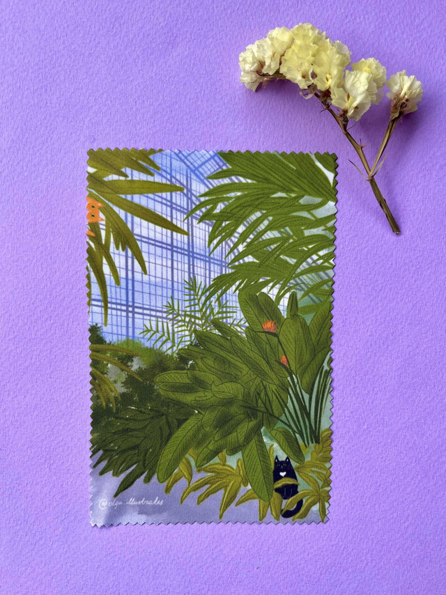 Mikrokuituliina /Microfibre Cloth – Talvipuutarha/Wintergarden