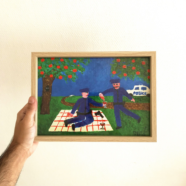 Pique-nique de flics - Art Print 