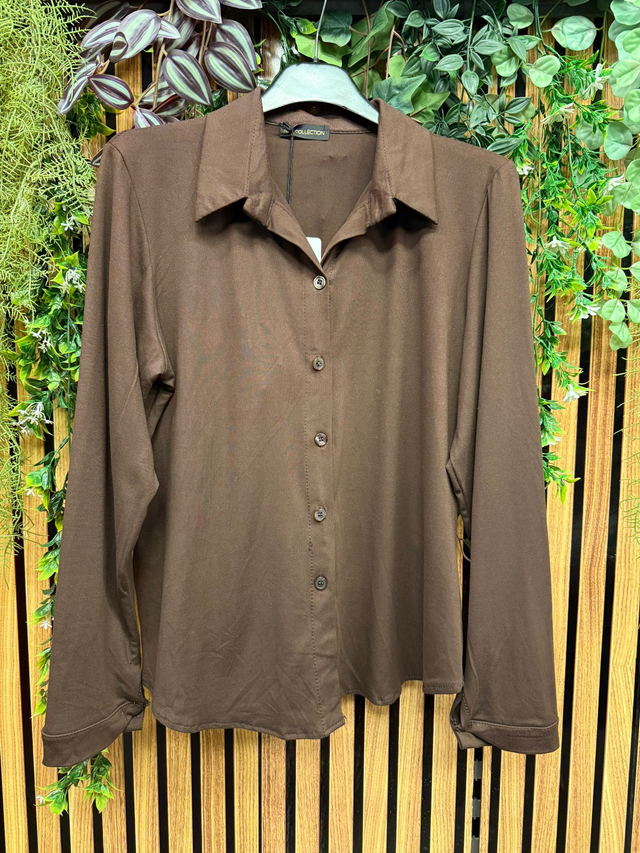 Blouse tricot choco