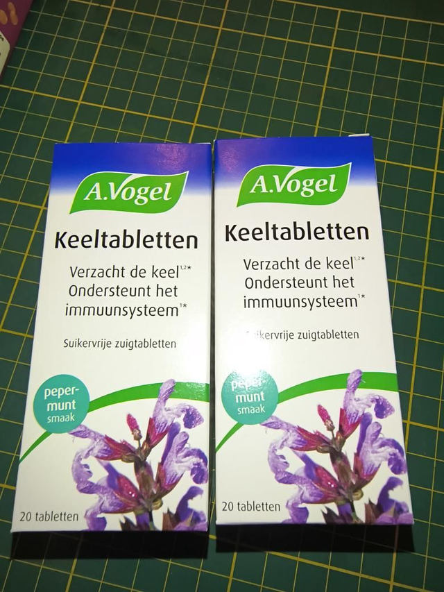 A. Vogel - Keeltabletten (20 suikervrije tabletten)