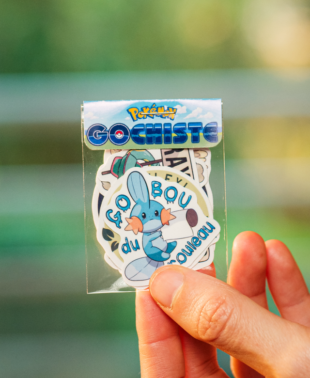 Mini pack PokéGochiste aléatoire x6 stickers