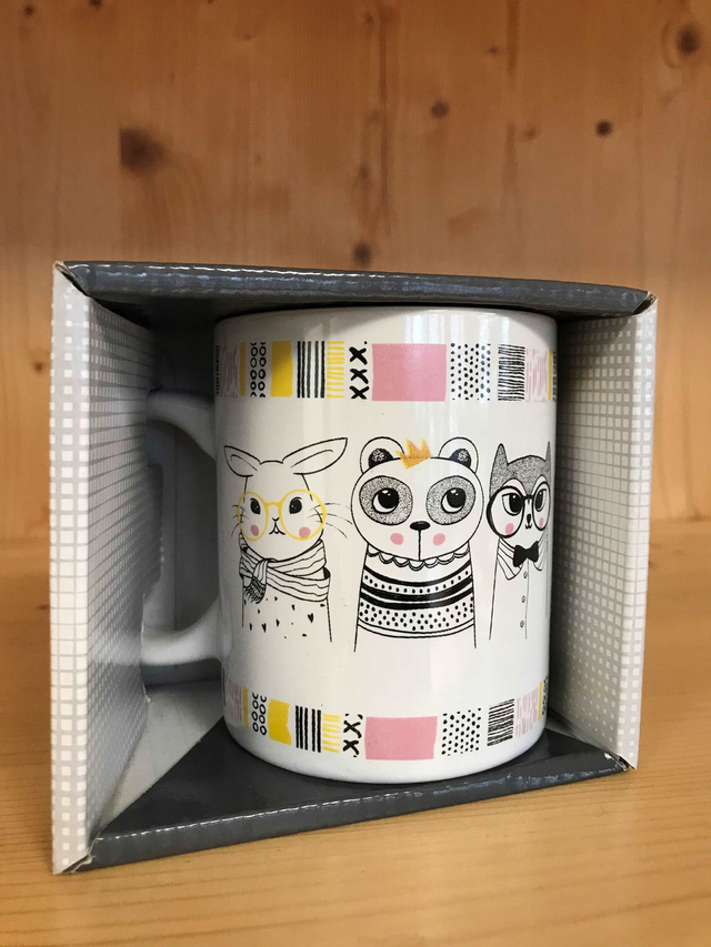 Mug animaux blancs