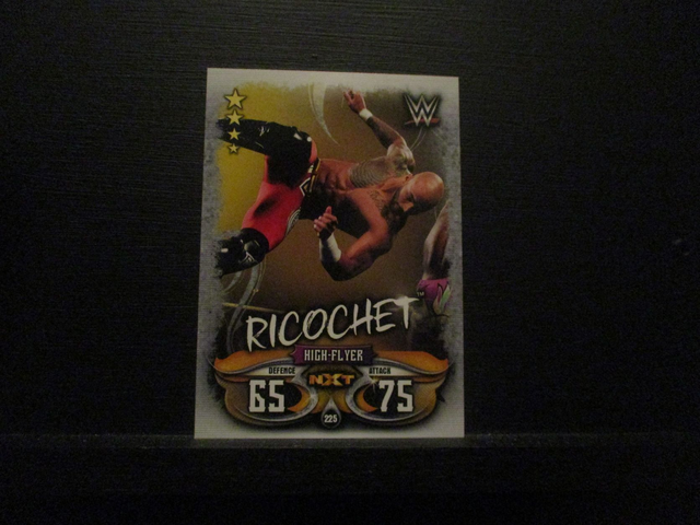 Ricochet - NXT Slam Attax Live Original Trading Card #225