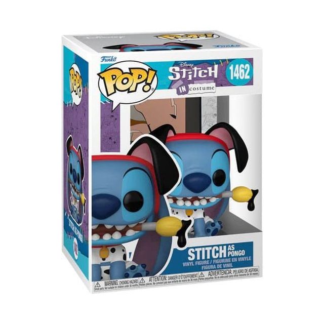 Funko -  Lilo &amp; Stitch - Stitch Costume 101 Dalmatians Pongo 9 cm POP!
