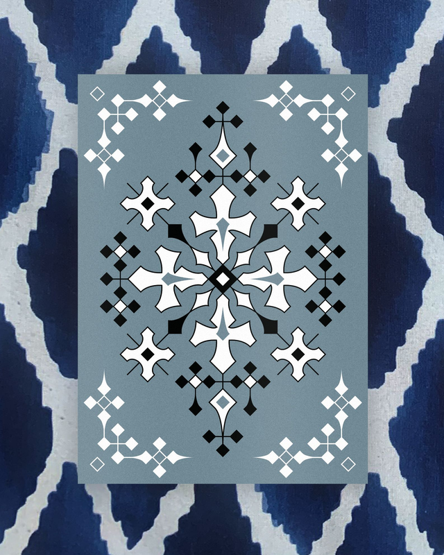 DENDRITIC MELODY #1 - CARTE POSTALE