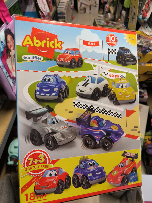 COFFRET ABRICK 10 VOITURES