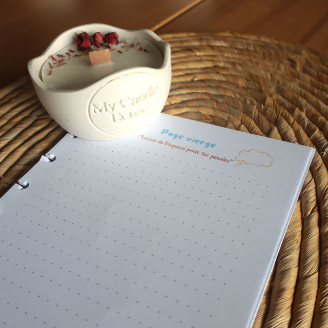 Recharge 50 Pages de Notes à Points + Recharge bougie (en option)