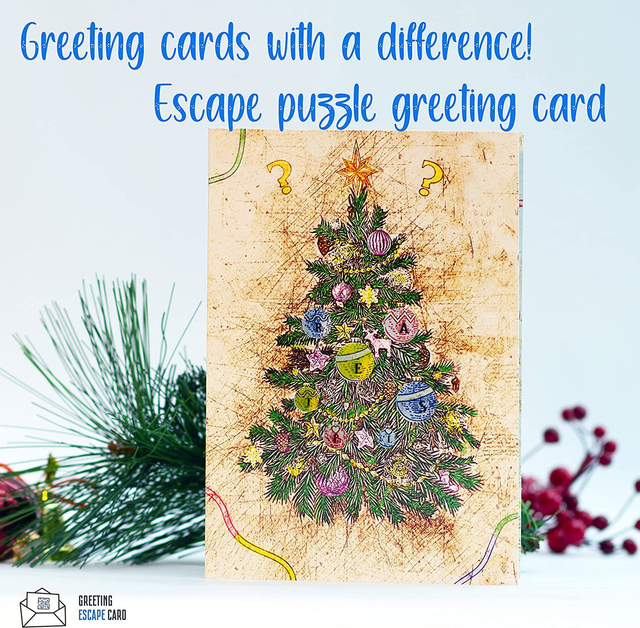 Christmas Escape Greeting Card
