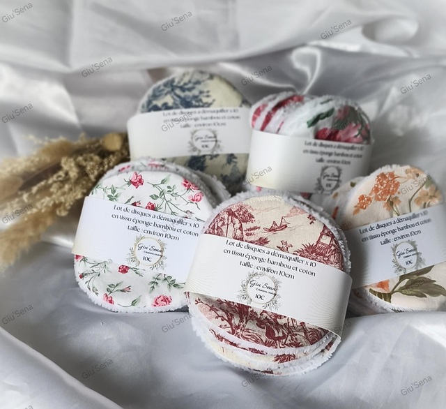 Disques à démaquiller lavable 