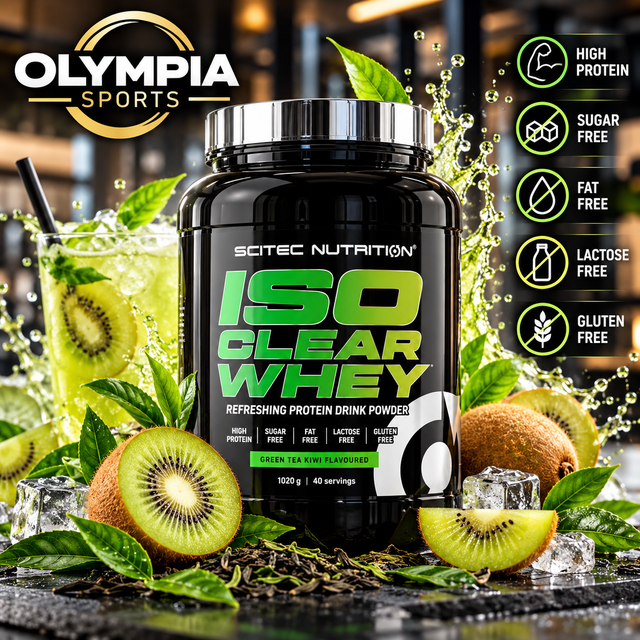 Scitec Nutrition ISO Clear Whey – Green Tea Kiwi