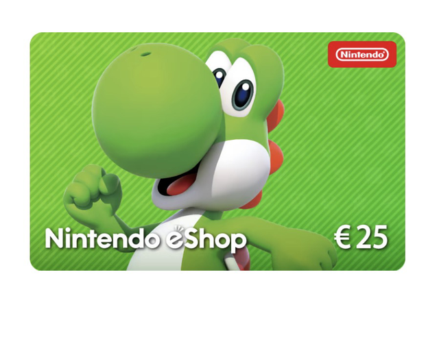 (Tombola) Carte cadeau Nintendo eShop 25€