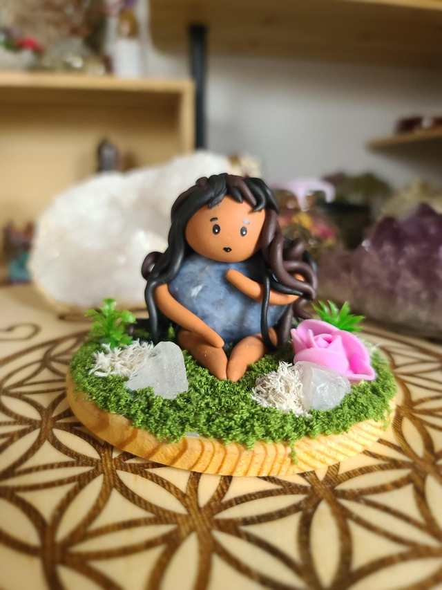 Gardienne Carmen 💙 Opale bleu 