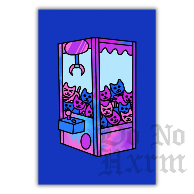 Claw Machine Art Print (6x4)