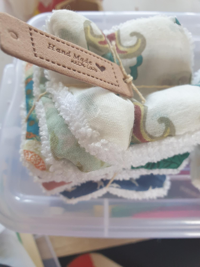 Lingettes Démaquillantes Par 7. Couture fait maison Annoeullin Lille 