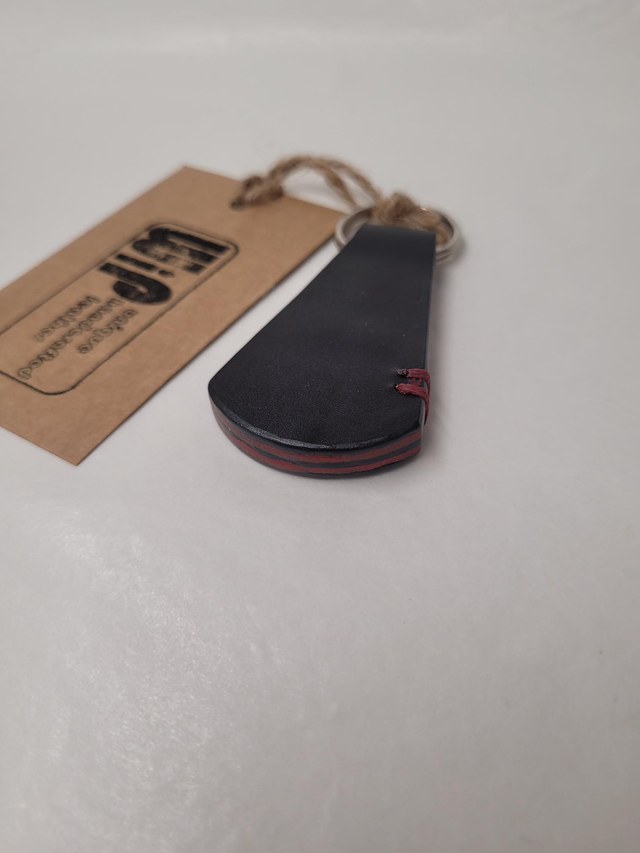 Small Leather Fan Key Fob - Dickie - ML-001