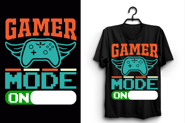 Gamer themed personlised t-shirts 