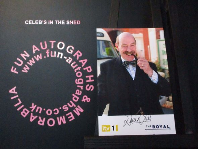 Denis Lill (Mr. Rose) Original Pre-Print Yellow The Royal 6x4 Cast Card