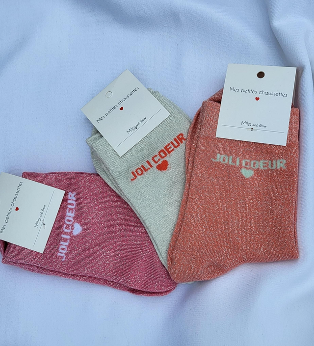 Chaussette Jolie Cœur 🤍