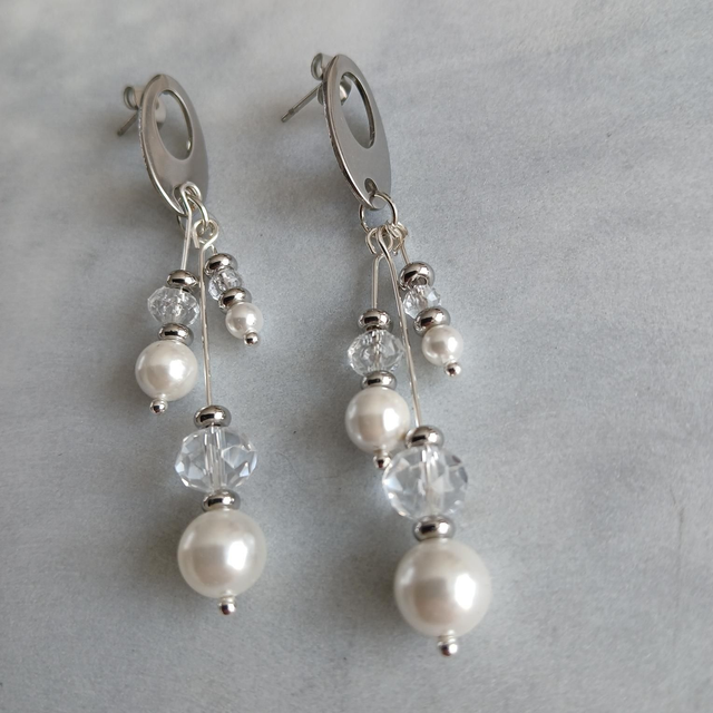 Oorbellen schelpparel (1.181)