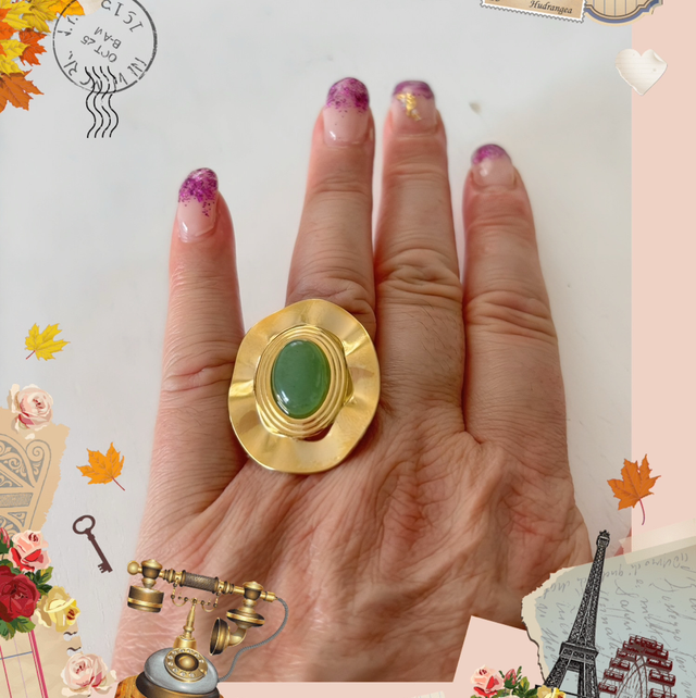 Bague Stella verte