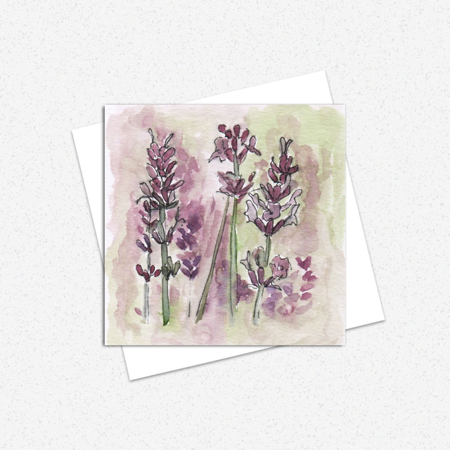 Lavender Greeting Card