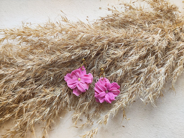 Boucles d'oreilles Jacinthe