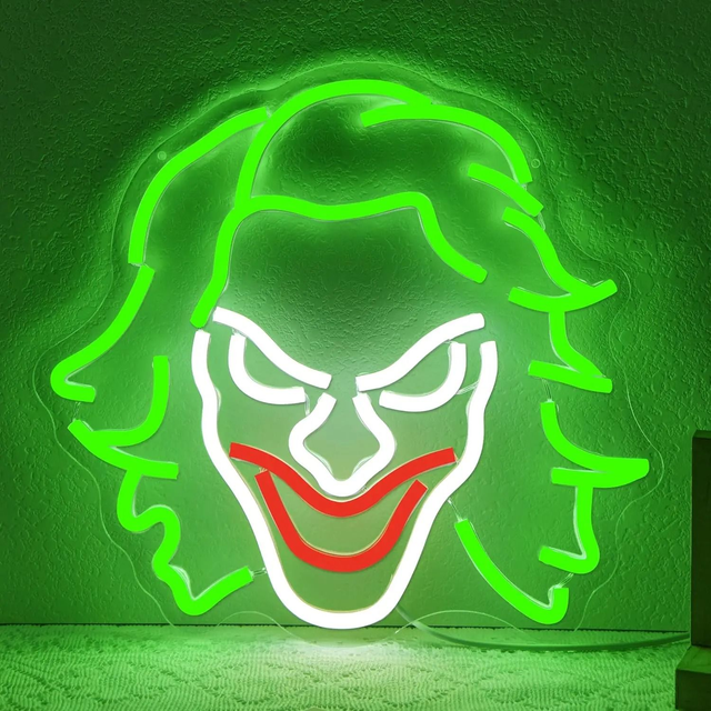 LED Neon Lamp The Joker (30x28cm)