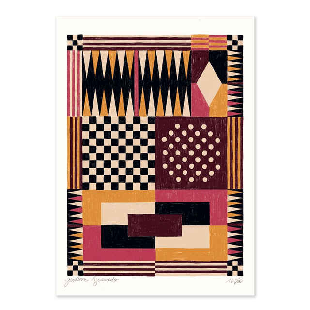 Affiche A3 — Motifs Jeux 