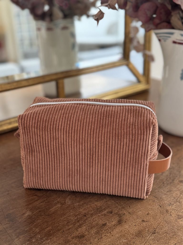 Trousse de toilette velours homme