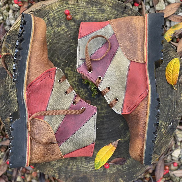 Autumnal Rainbow Boot