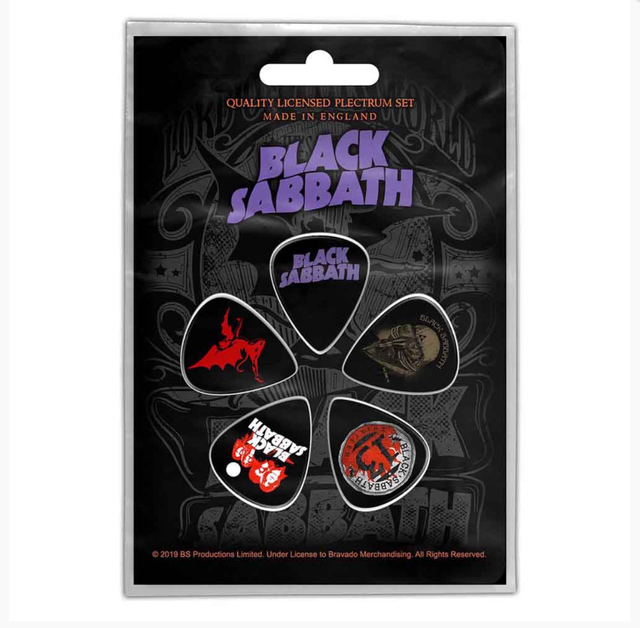 BLACK SABBATH PLECTRUM PACK: PURPLE LOGO