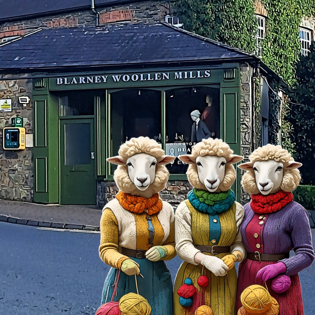 Spinning Yarns @Blarney Woollen Mills