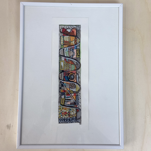 ART  MIXED MEDIA TNR09b ORIGINAL ART