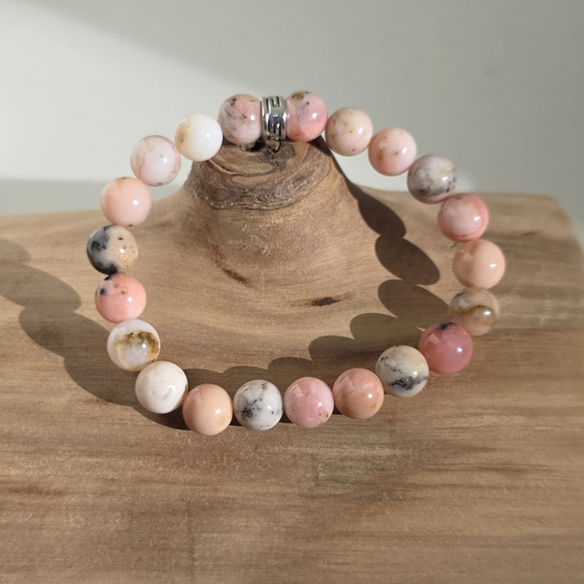 Bracelet opale rose des Andes