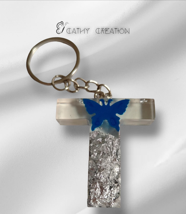 Porte clés initiale T