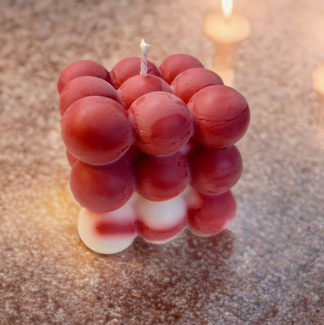 Bougie bulles - Fleur de Coton