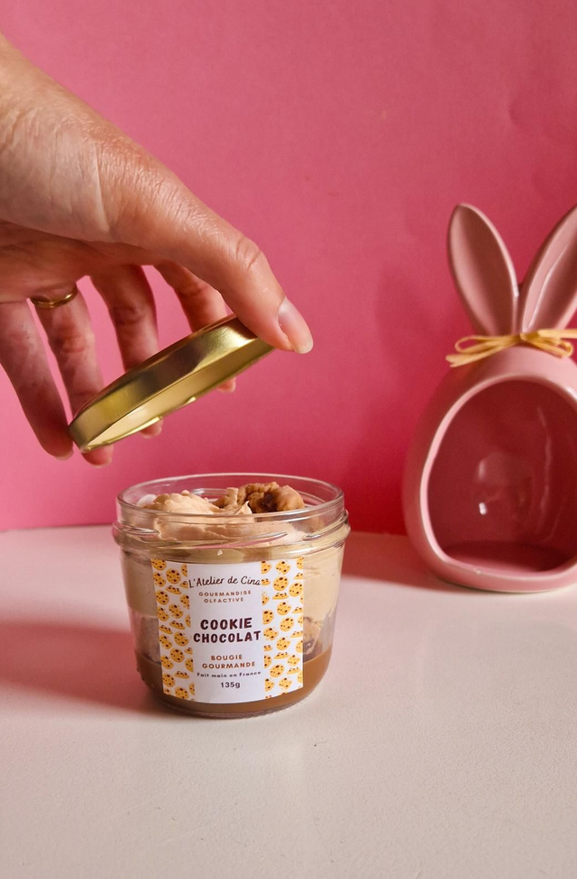 Cookie Chocolat - Bougie chantilly gourmande parfumée