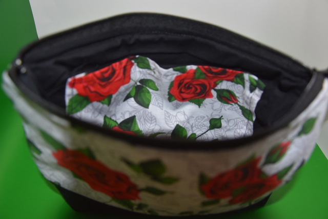 Necessaires & Kulturbeutel, Kosmetiktasche Rose
